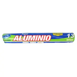 PAPEL ALUMINIO ZEUX*13M