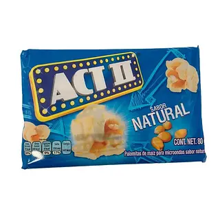 MAIZ MICROONDAS NATURAL ACTH * 80 GR