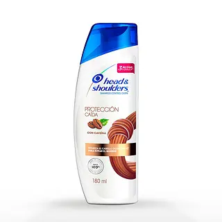 SHAMPO CAFEINA HEAD&SHOULDERS*180ML