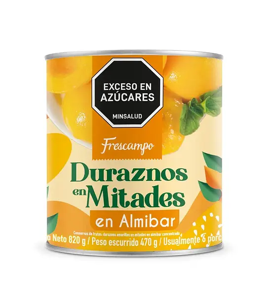 DURAZNO ALMIBAR FRESCAMPO*820GR