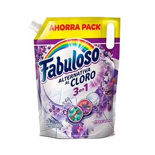 LIMPIAPISOS CLORO 3EN1 FABULOSO*1.5L