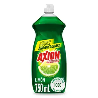 JABON LIQUIDO LOZA LIMON AXION *750ML