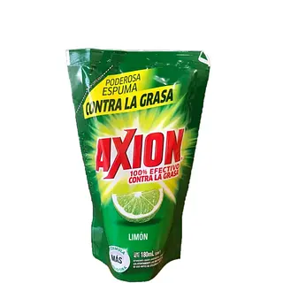 JABON LIQUIDO LOZA LIMON AXION*180ML