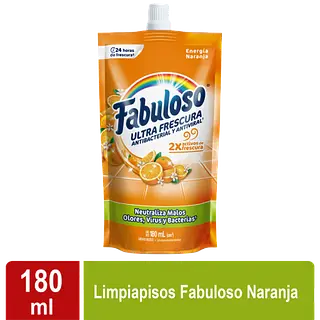 LIMPIAPISOS NARANJA FABULOSO*180 ML