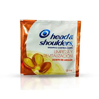 SHAMPO ACEITE ARGAN HEAD&SHOULDERS*15