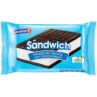HELADO GALLETA NEGRA COLOMBINA*85G