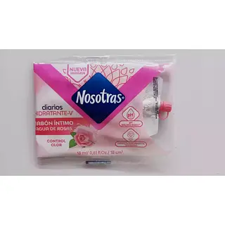 JABON INTIMO AGUA DE ROSAS NOSOTRAS*18ML