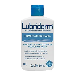 CREMA CORPORAL HUMECTACION DIARIA LUBRIDERM*200ML