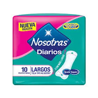 PROTECTOR DIARIO NOSOTRAS +LARGO*10U