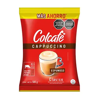 CAFÉ CAPPUCCINO CLASICO COLCAFE*500G