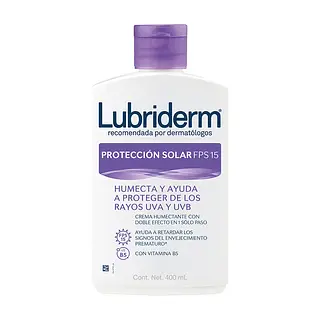 CREMA FACIAL PROTEGE UVA Y UVB LUBRIDERM*400ML