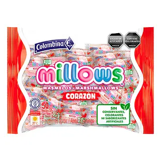 MASMELO CORAZON MILLOWS*50U