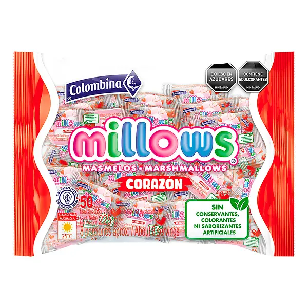 MASMELO CORAZON MILLOWS*50U