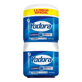 CREMA CLASICA YODORA*60GR*2U