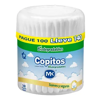 COPITOS BIODEGRADABLES MK*140U