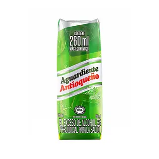 AGUARDIENTE VERDE ANTIOQUEÑO*280ML