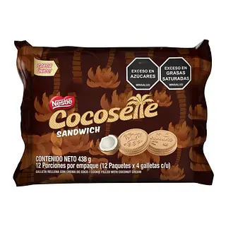 GALLETA COCOSETTE SANDWICH *12U