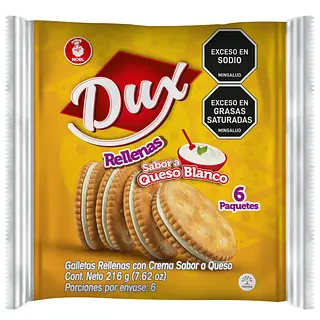 GALLETA DUX QUESO*216GR*6U