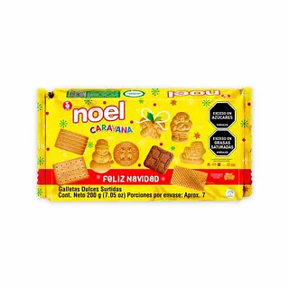 GALLETA NAVIDAD CARAVANA NOEL*200G