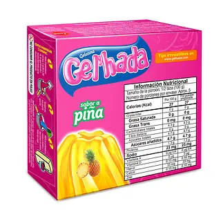 GELATINA PIÑA GELHADA*35G