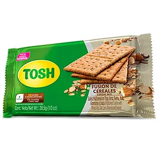 GALLETA CEREALES TOSH*25G