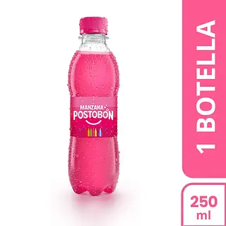 GASEOSA MANZANA POSTOBON*250ML