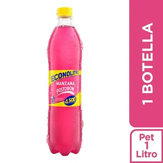 GASEOSA MANZANA POSTOBON*1LT