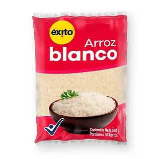 ARROZ BLANCO EXITO * 500GR