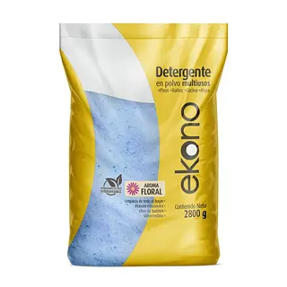 DETERGENTE POLVO FLOR EKONO*2800
