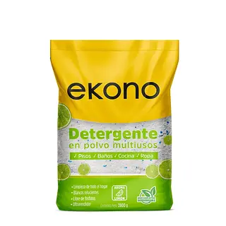 DETERGENTE POLVO LIMON EKONO*2800gr