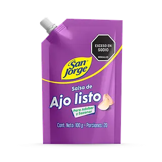 SALSA DE AJO SAN JORGE * 100G