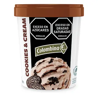 HELADO COOKIES&CREAM COLOMBINA*300G