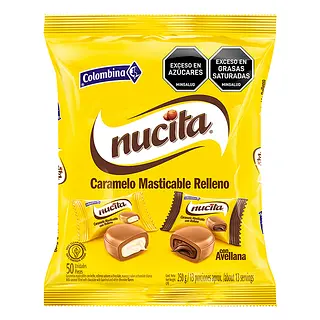 CARAMELO MASTICABLE NUCITA * 50UND