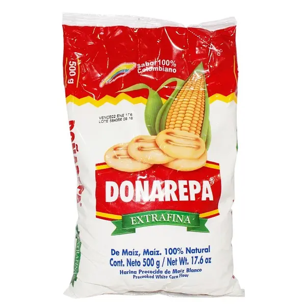 HARINA BLANCA AREPA DOÑAREPA *500GR