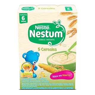 COLADA 5 CEREALES NESTUM*350GR