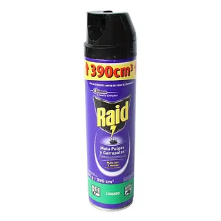 INSECTICIDA AEROSOL PULGA RAID*330ML