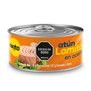 ATUN LOMITO ACEITE EXITO*170G