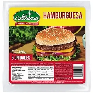 CARNE HAMBURGUESA POLLO LA ESPERANZA*450
