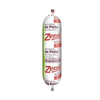 SALCHICHON POLLO ZENU *250G