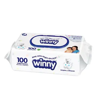PAÑITOS HUMEDOS WINNY *100U