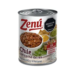 FRIJOL CHILE ZENU*440GR