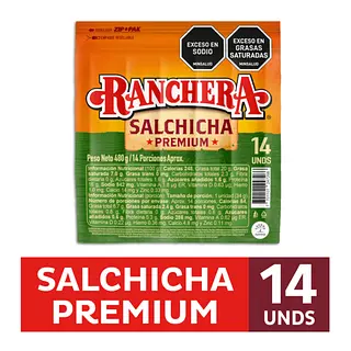 SALCHICHA SUPER RANCHERA*14U