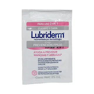 CREMA CORPORAL PREVENCION LUBRIDERM *25M