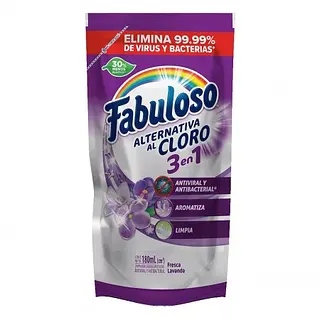 LIMPIAPISOS LAVANDA FABULOSO *180 ML