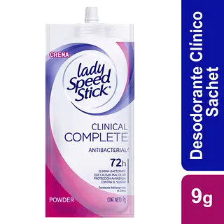 DESODORANTE SOBRE CLINICAL LADY * 9G