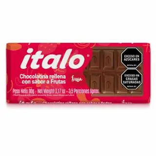 CHOCOLATINA FRESA ITALO*90GR
