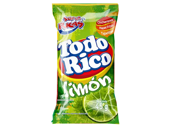 SNACK TODO RICO LIMON/PIMIENTA *45G