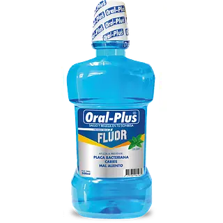 ENJUAGUE BUCAL COOL MINT ORAL-PLUS*500ML