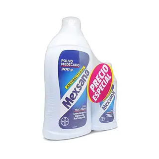 DESODORANTE PIES ANTIBACTERIAL MEXANA 300GR+85GR