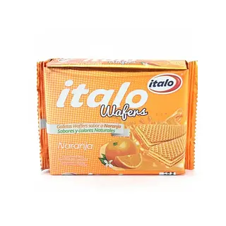 GALLETA NARANJA WAFER ITALO*80GR